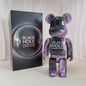 28cm Plated Designer Bear Sculpture – Punk Style Art Toy