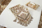 Elegant Jacquard Table Runner – European Style with Tassels for Banquets & Holidays