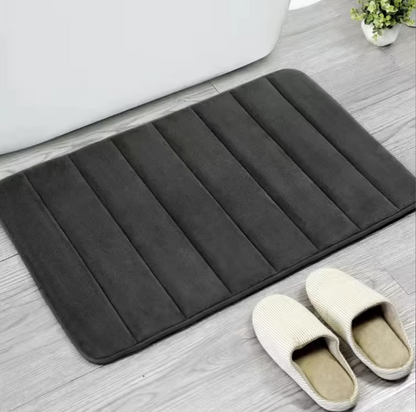 Thickened Memory Sponge Carpets Memory Foam Bath Mat Super Absorbent Anti-slip Mat Quick Dry Soft Mat for Shower