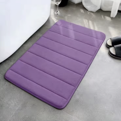 Thickened Memory Sponge Carpets Memory Foam Bath Mat Super Absorbent Anti-slip Mat Quick Dry Soft Mat for Shower