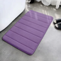 Thickened Memory Sponge Carpets Memory Foam Bath Mat Super Absorbent Anti-slip Mat Quick Dry Soft Mat for Shower